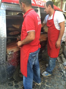 Gala Kokorec Food Truck, Istanbul