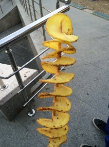 Potato Swirls At Pierre Loti Cafe, Istanbul