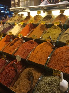 Spices At The Spice Bazaar / Egyptian Market / Misir Carsisi, Istanbul