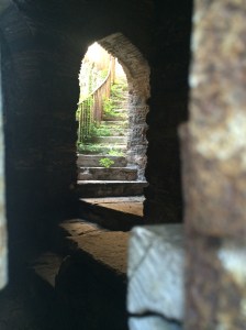 Secret Spiralling Stairs, Rumeli Hisari, Istanbul