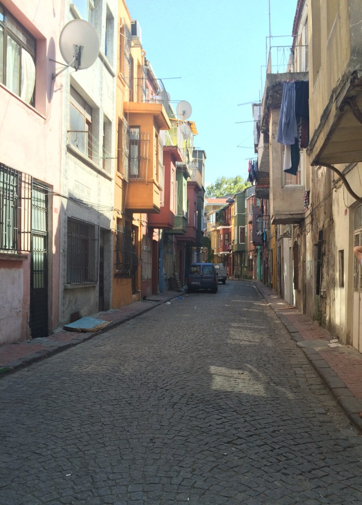 Colourful Houses In Balat, Istanbul