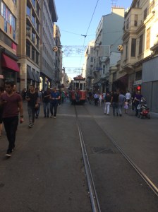 Tram On Istiklal Avenue, Istanbul