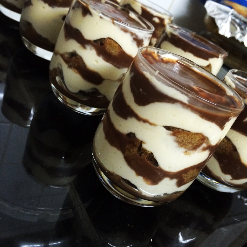 Individual Chocolate & Hazelnut Tiramisus