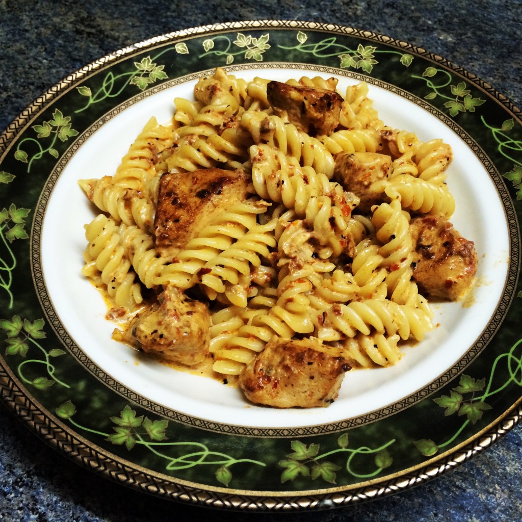 Sundried tomato and chicken pasta
