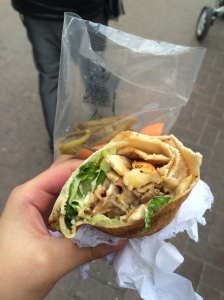 Chicken Shawarma, Ashwaq Cafeteria, Deira, Dubai.