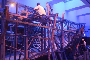 Boat Under Construction, Dubai Museum, Dubai, UAE