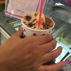 Oreo and Ferrero Rocher Gelato, Gelato Divino, Dubai Marina Mall