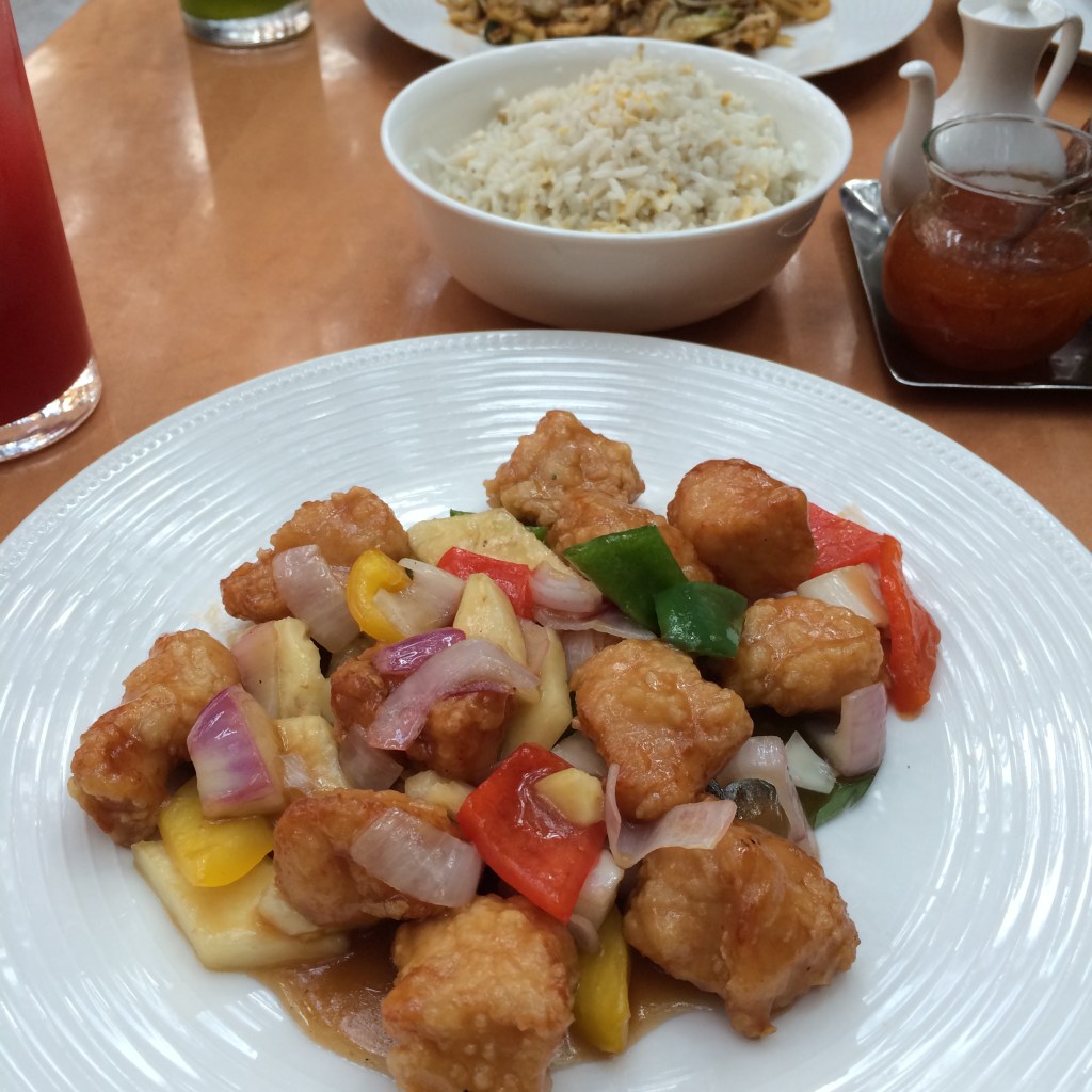 Sweet And Sour Chicken, The Noodle House, BurJuman Mall, Dubai, UAE