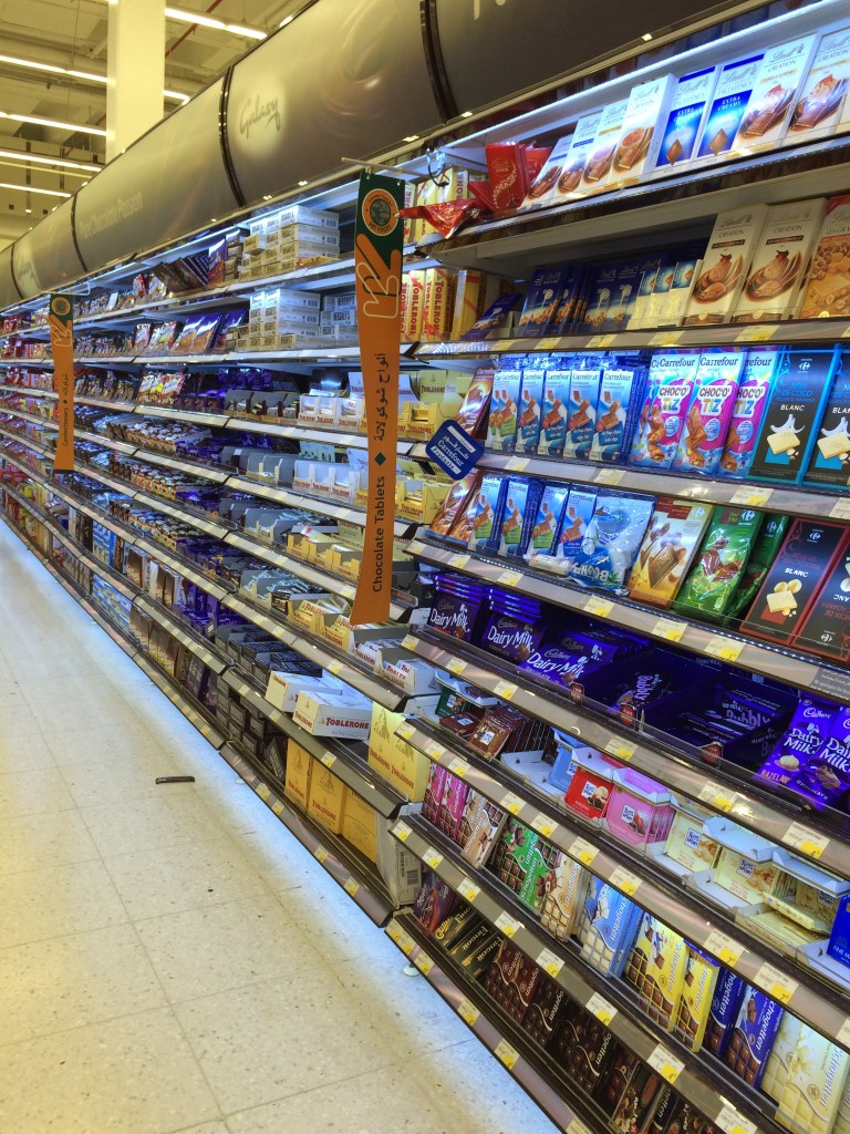 Chocolate Aisle, Carrefour, Deira City Centre Mall, Dubai, UAE