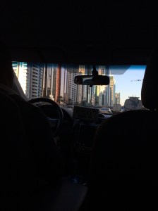 Cab Ride, Dubai, UAE
