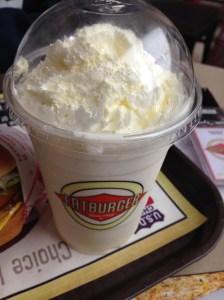 Vanilla Milkshake, Fatburger, Dubai Mall, Dubai, UAE