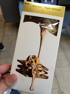 Maple Walnut Chocolate, Migros, Geneva, Switzerland