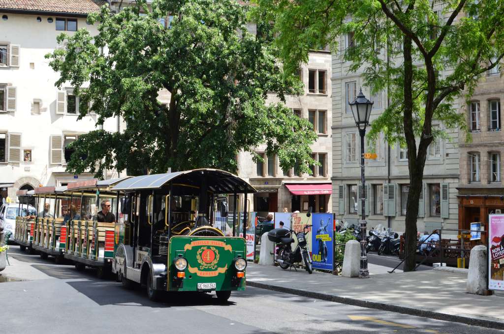 Mini Train Tour, Old Town, Geneva, Switzerland