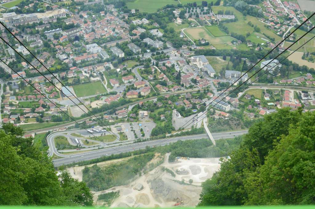 On The Way Up, Cable Cars, Mont Saleve, France (5)