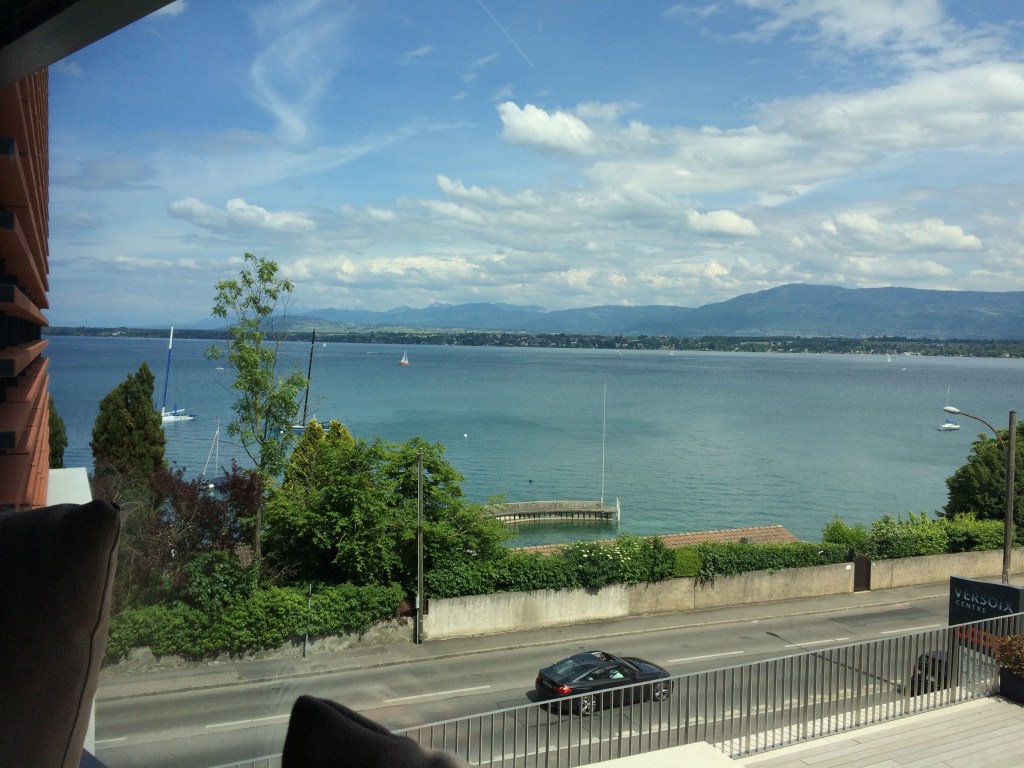 View From Superior Room, Lake Geneva Hotel, Geneva, Switzerland