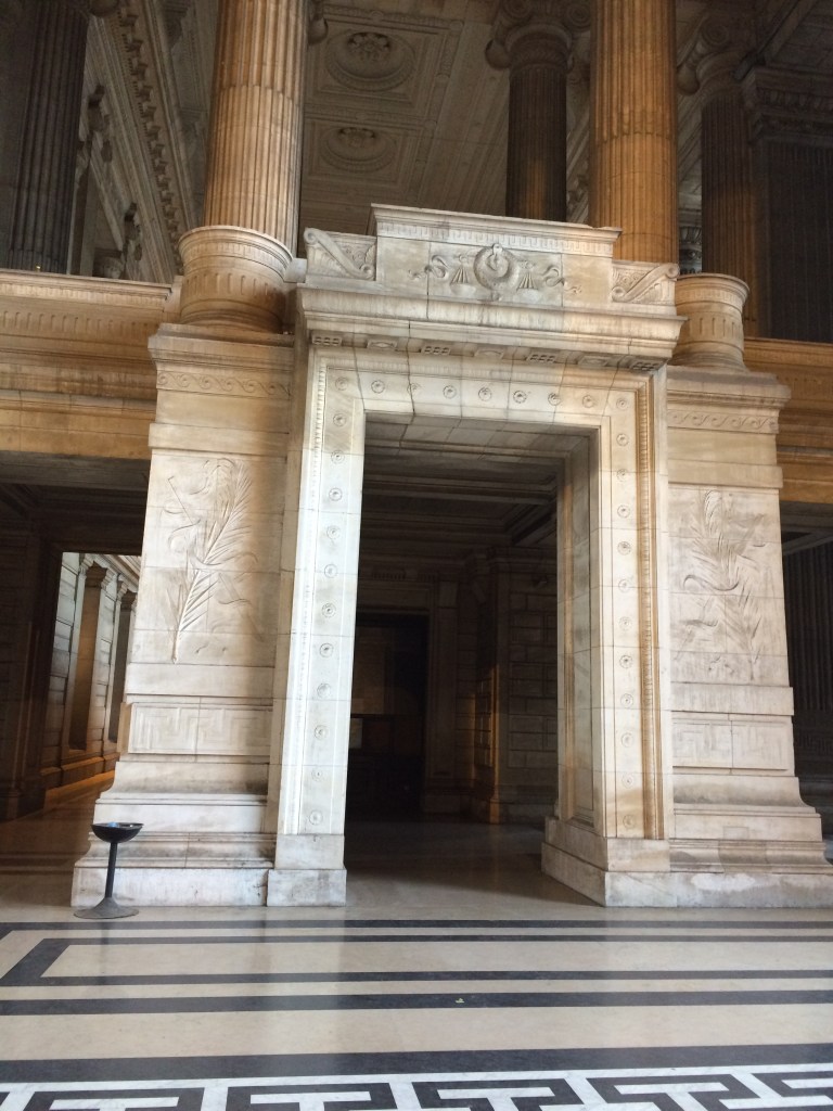 Doorway, Justice Palace, Palais de Justice, Brussels, Belgium