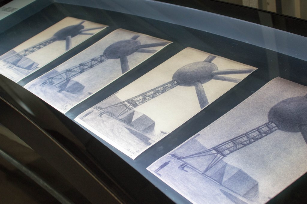 Hand Drawn Sketches, The Atomium, Brussels, Belgium