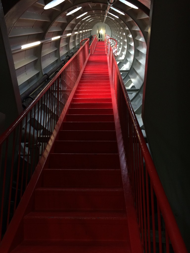 Red Stairs, The Atomium, Brussels, Belgium