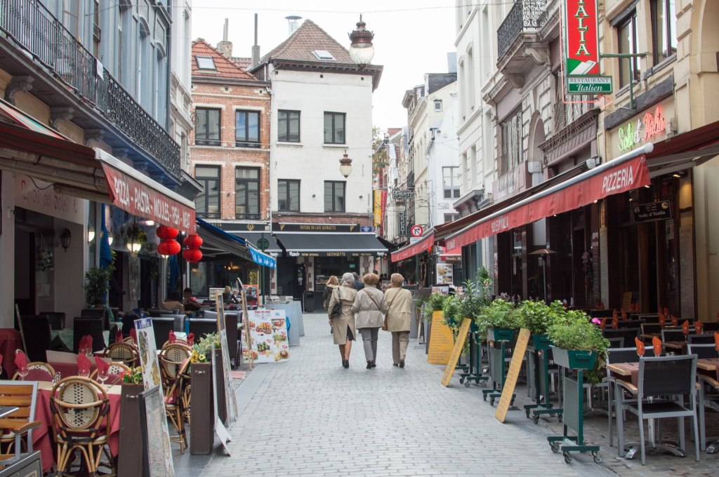 Rue Des Bouchers, Brussels, Belgium