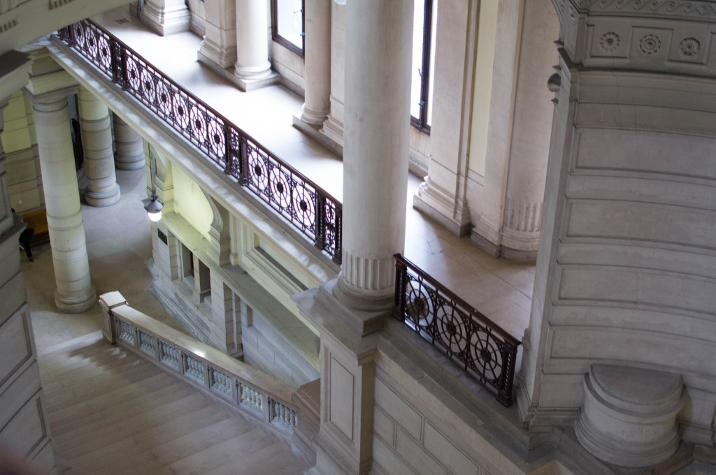Stairs In The Justice Palace, Palais de Justice, Brussels, Belgium