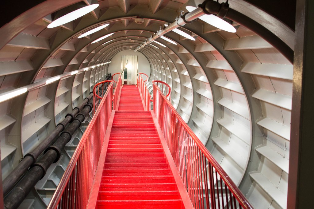 Stairs, The Atomium, Brussels, Belgium