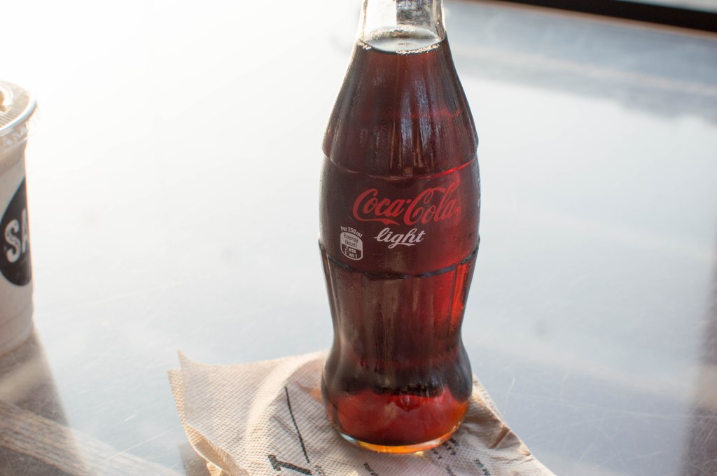 Coke Light, Glass Bottle, Salt Food Truck, Kite Beach, Dubai, UAE