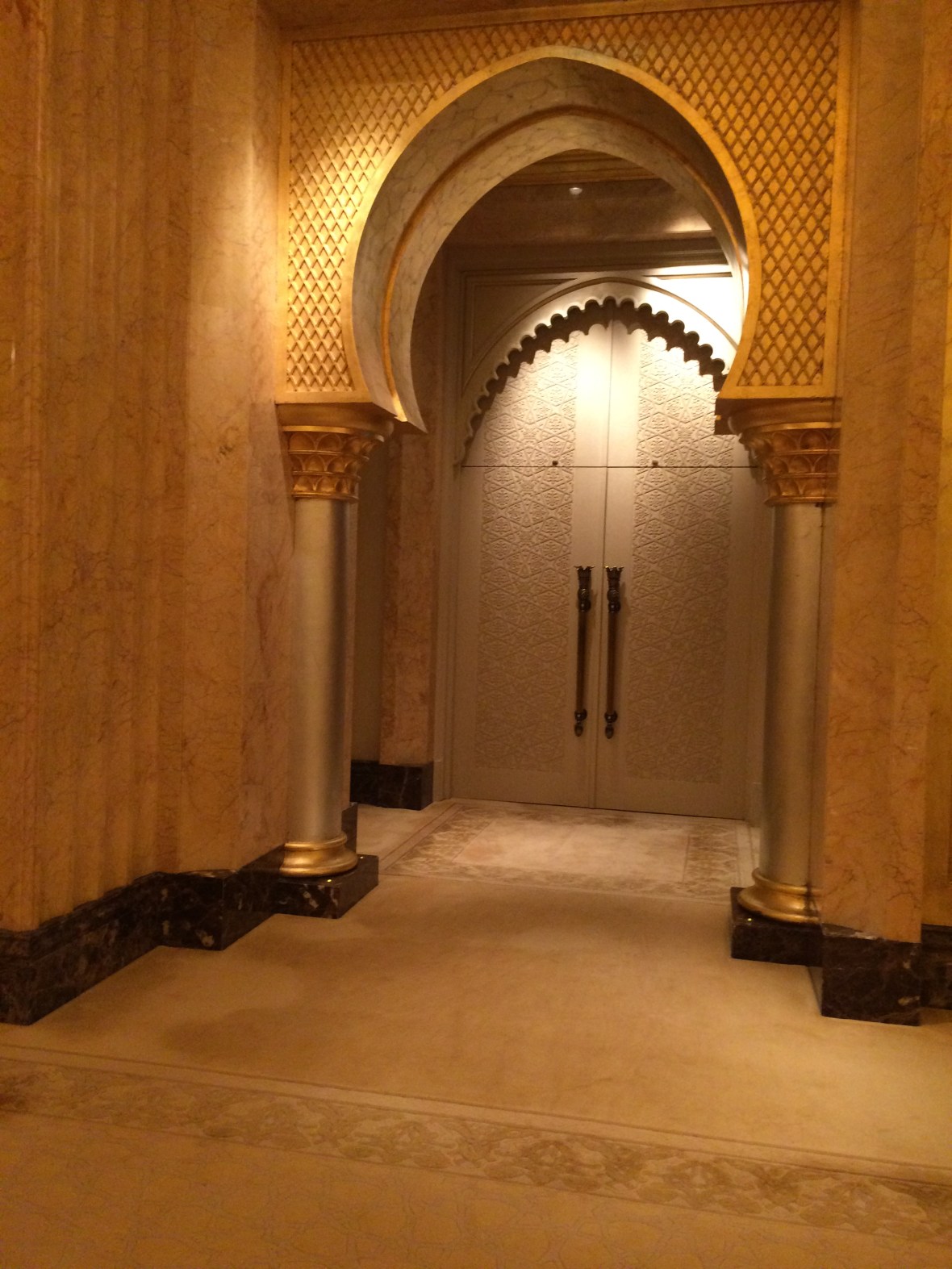 Entrance to Suite, Emirates Palace Hotel, Abu Dhabi, UAE