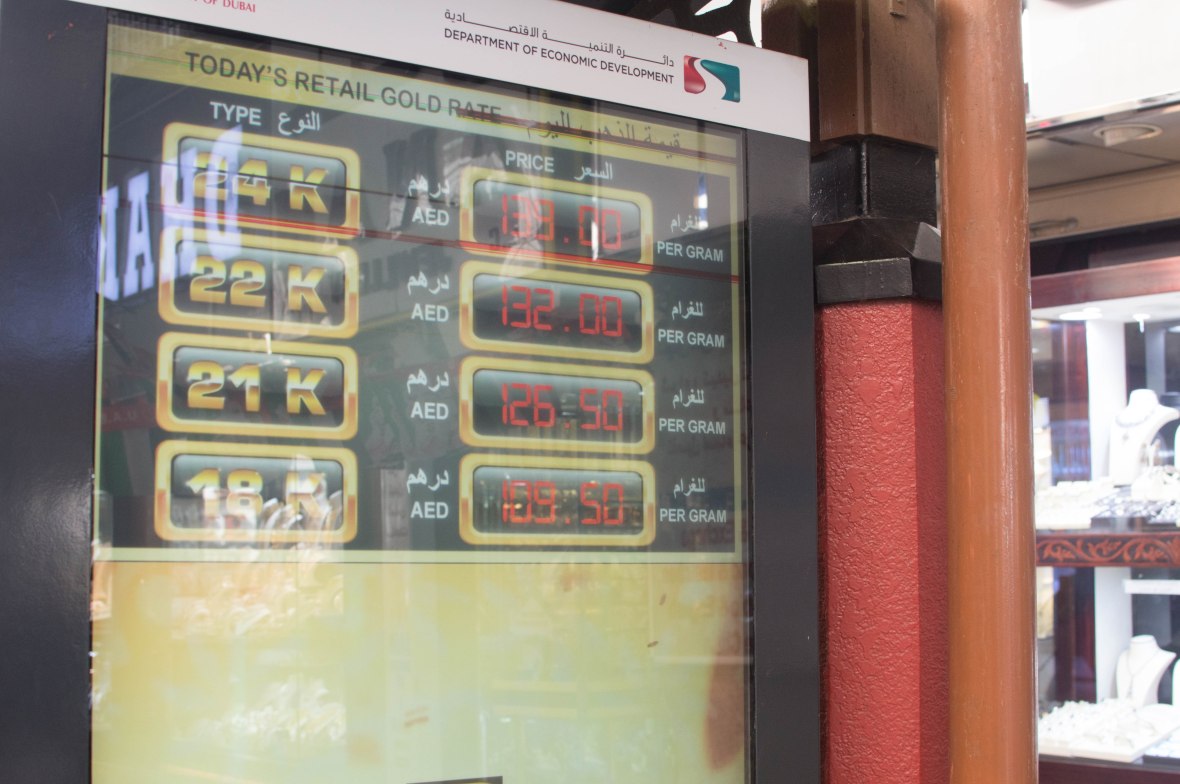 Gold Rate, Deira, Dubai, UAE