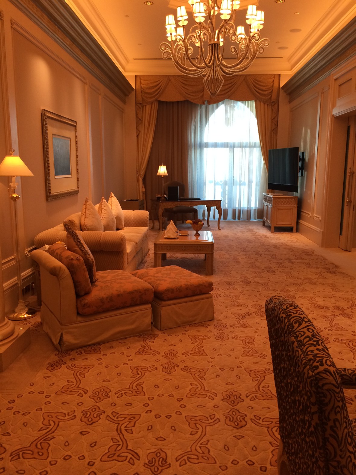 Living Room Area, Suite, Emirates Palace Hotel, Abu Dhabi, UAE