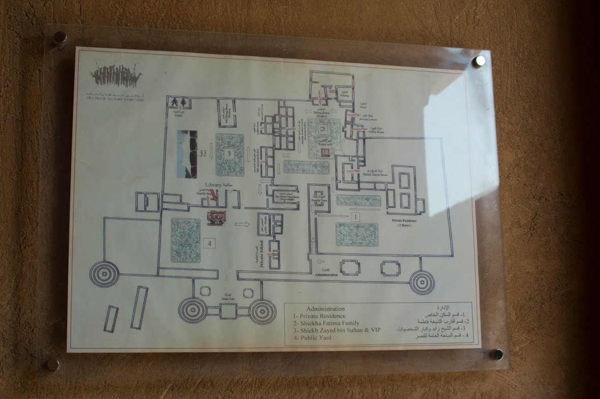 Map, Al Ain Palace Museum, Al Ain, UAE