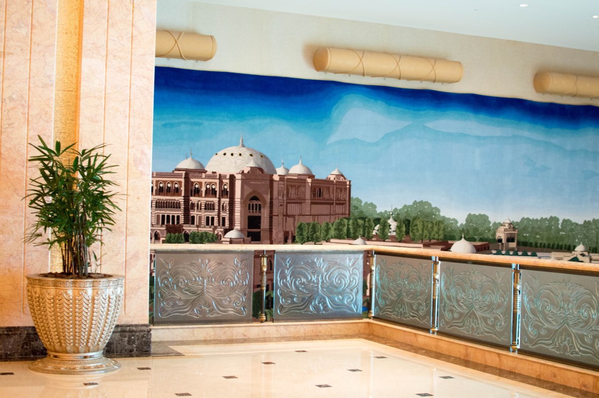 Mural, Emirates Palace Hotel, Abu Dhabi, UAE