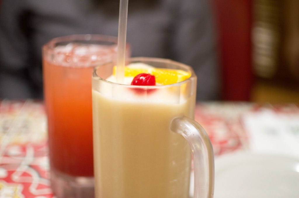 Strawberry Lemonade and Pina Colada, Chilli's, JBR, Dubai, UAE