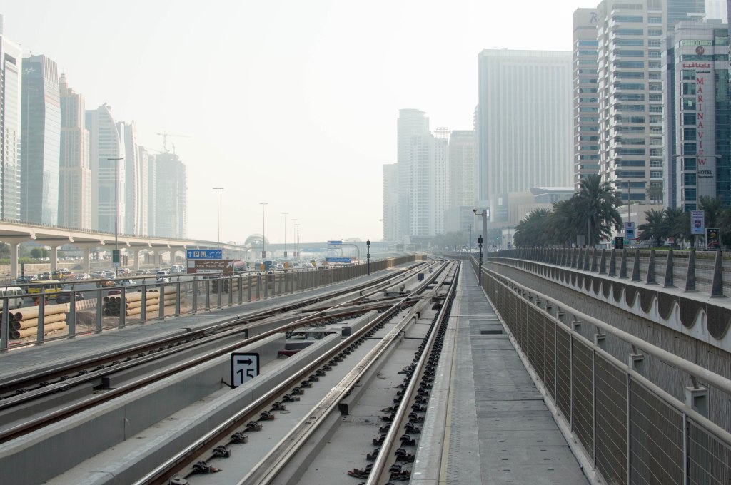 Tram Tracks, Dubai, UAE