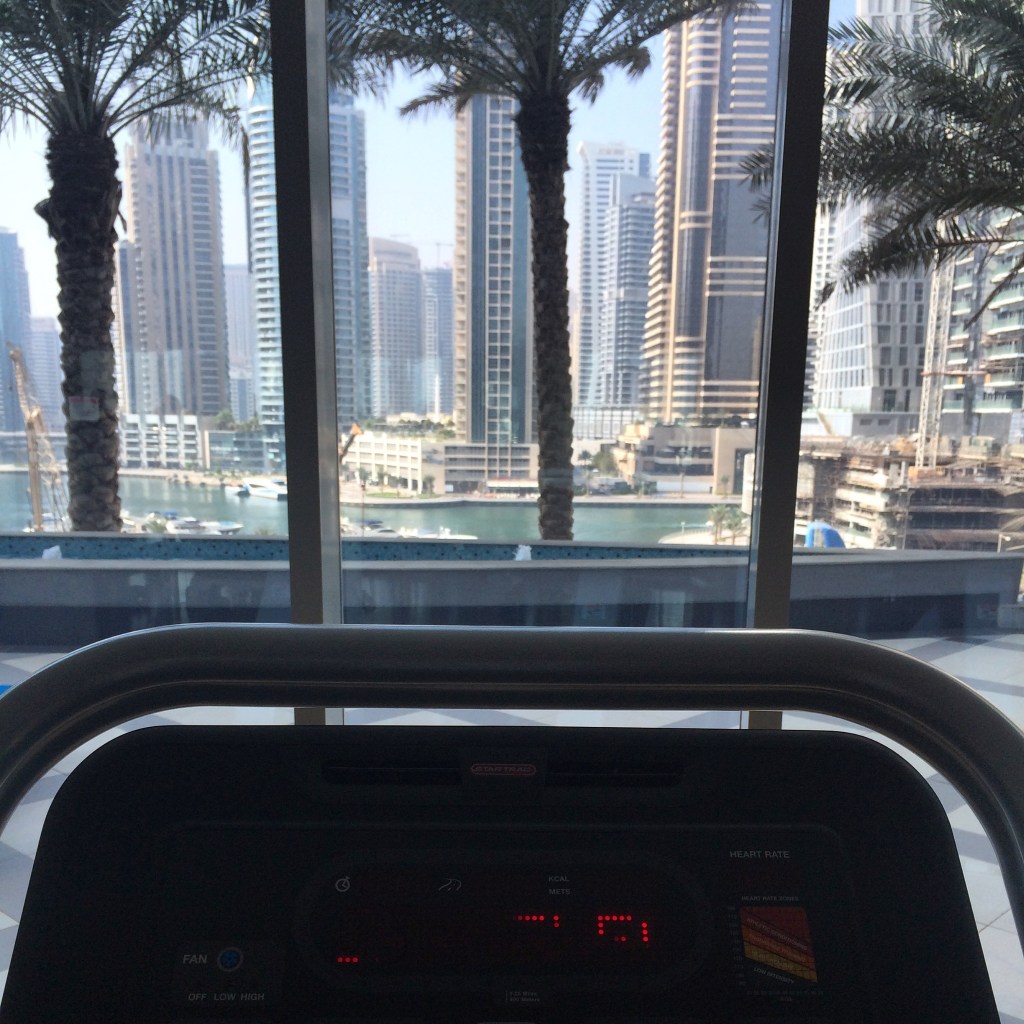 View From The Gym, Torch Tower, Dubai Marina, Dubai, UAE