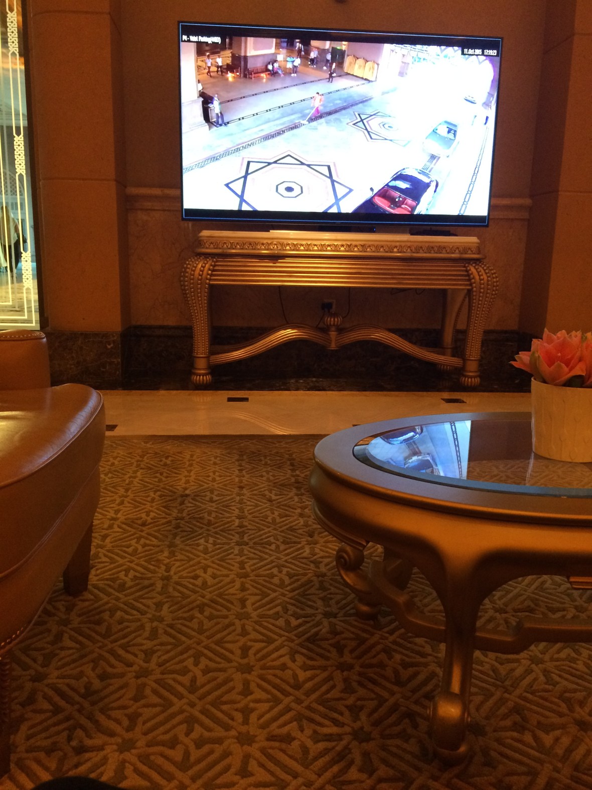 Waiting for the car, Emirates Palace Hotel, Abu Dhabi, UAE