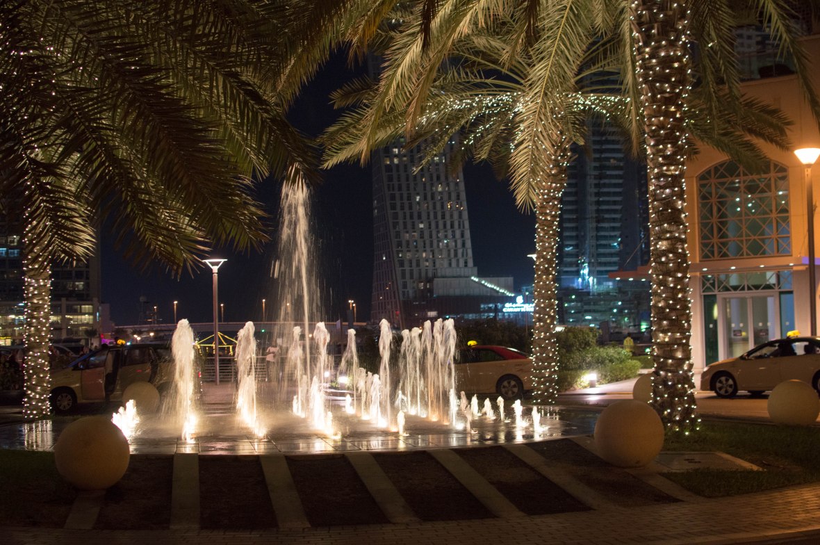 Water Fountains, Dubai Marina, UAE
