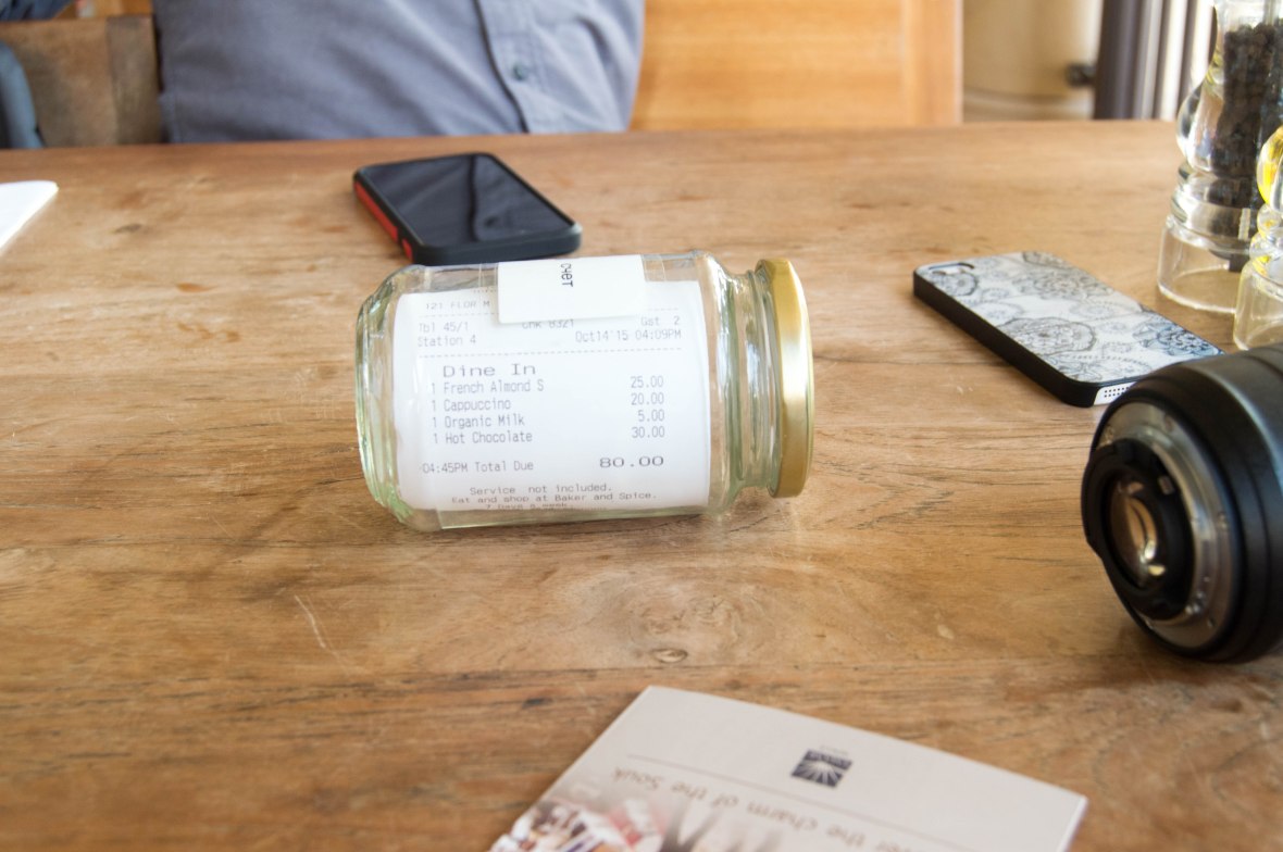 Bill, Baker &amp; Spice, Souk Al Bahar, Dubai, UAE