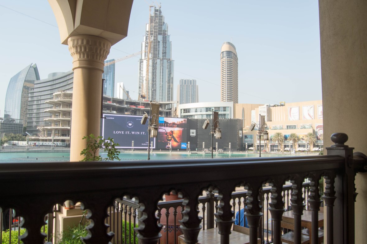 Dubai Mall From Baker &amp; Spice, Souk Al Bahar, UAE