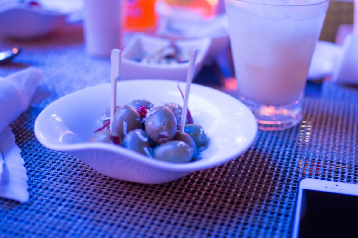 Stuffed Olives With Cheese, Siddharta Lounge, Dubai, UAE