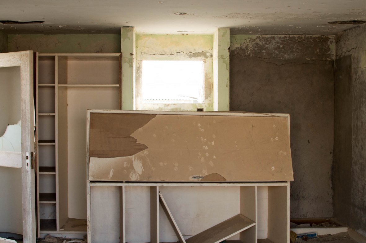 Broken Old Furniture, Abandoned City, Al Jazirat Al Hamra, Ras Al Khaimah, UAE