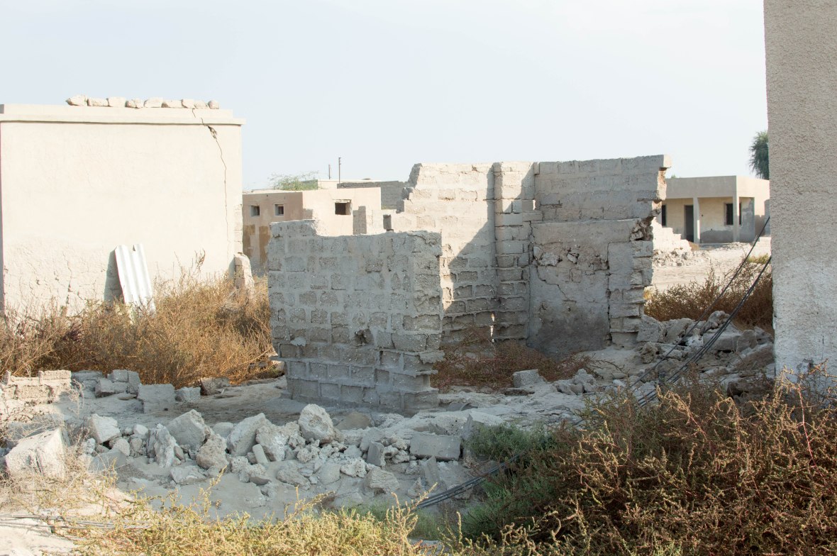 Broken Walls, Abandoned City, Al Jazirat Al Hamra, Ras Al Khaimah, UAE