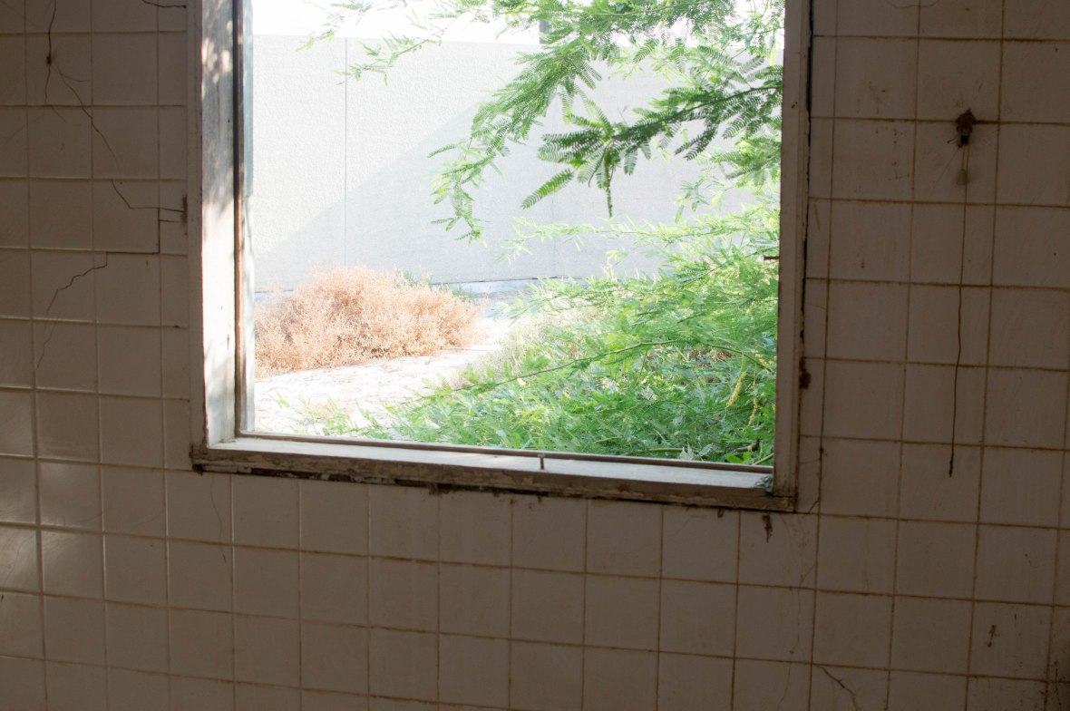 Courtyard View, Abandoned City, Al Jazirat Al Hamra, Ras Al Khaimah, UAE