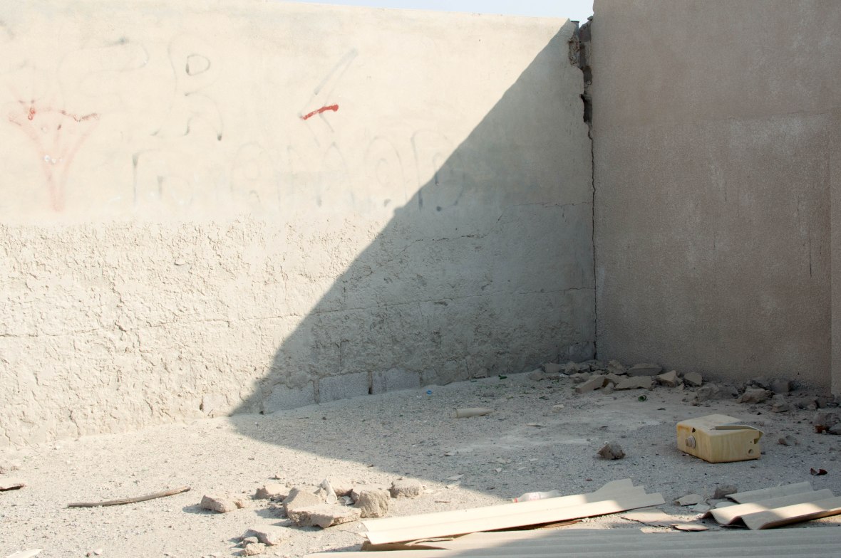 Cracks In The Walls, Abandoned City, Al Jazirat Al Hamra, Ras Al Khaimah, UAE