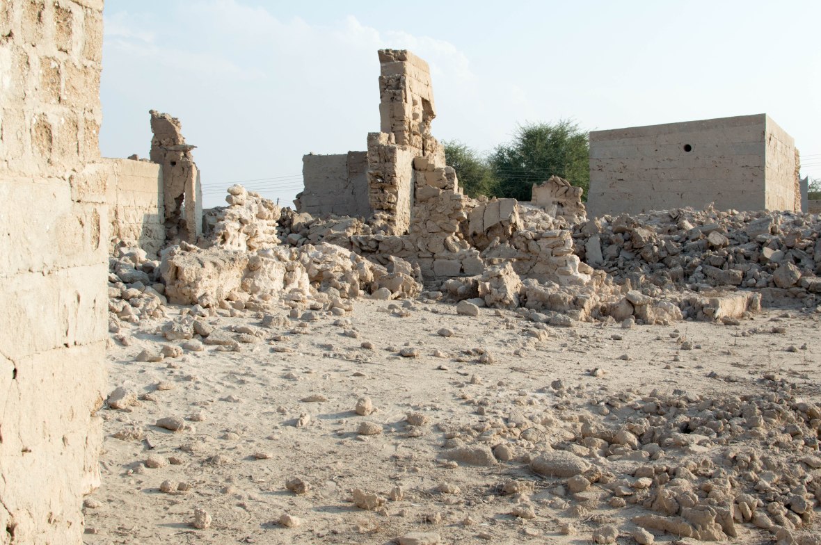 Crumbling Walls, Abandoned House, Abandoned City, Al Jazirat Al Hamra, Ras Al Khaimah, UAE