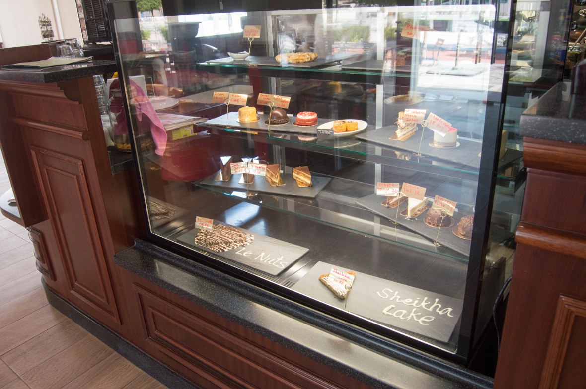 Dessert Display, Cafe Barbera, Ras Al Khaimah, UAE