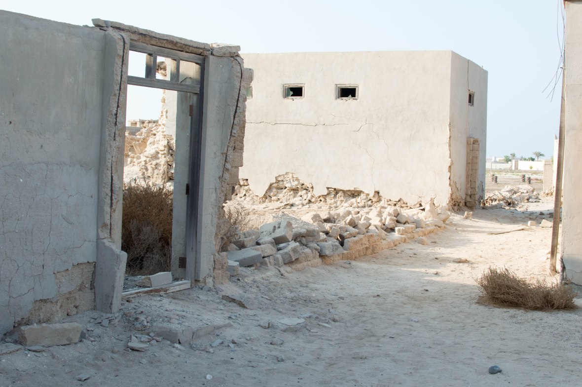 Door Frame, Abandoned City, Al Jazirat Al Hamra, Ras Al Khaimah, UAE