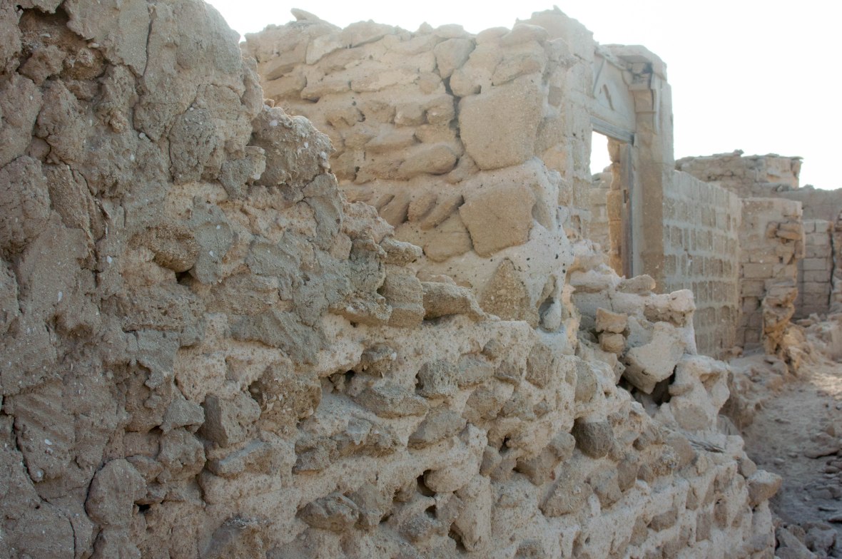 Falling Walls, Abandoned City, Al Jazirat Al Hamra, Ras Al Khaimah, UAE