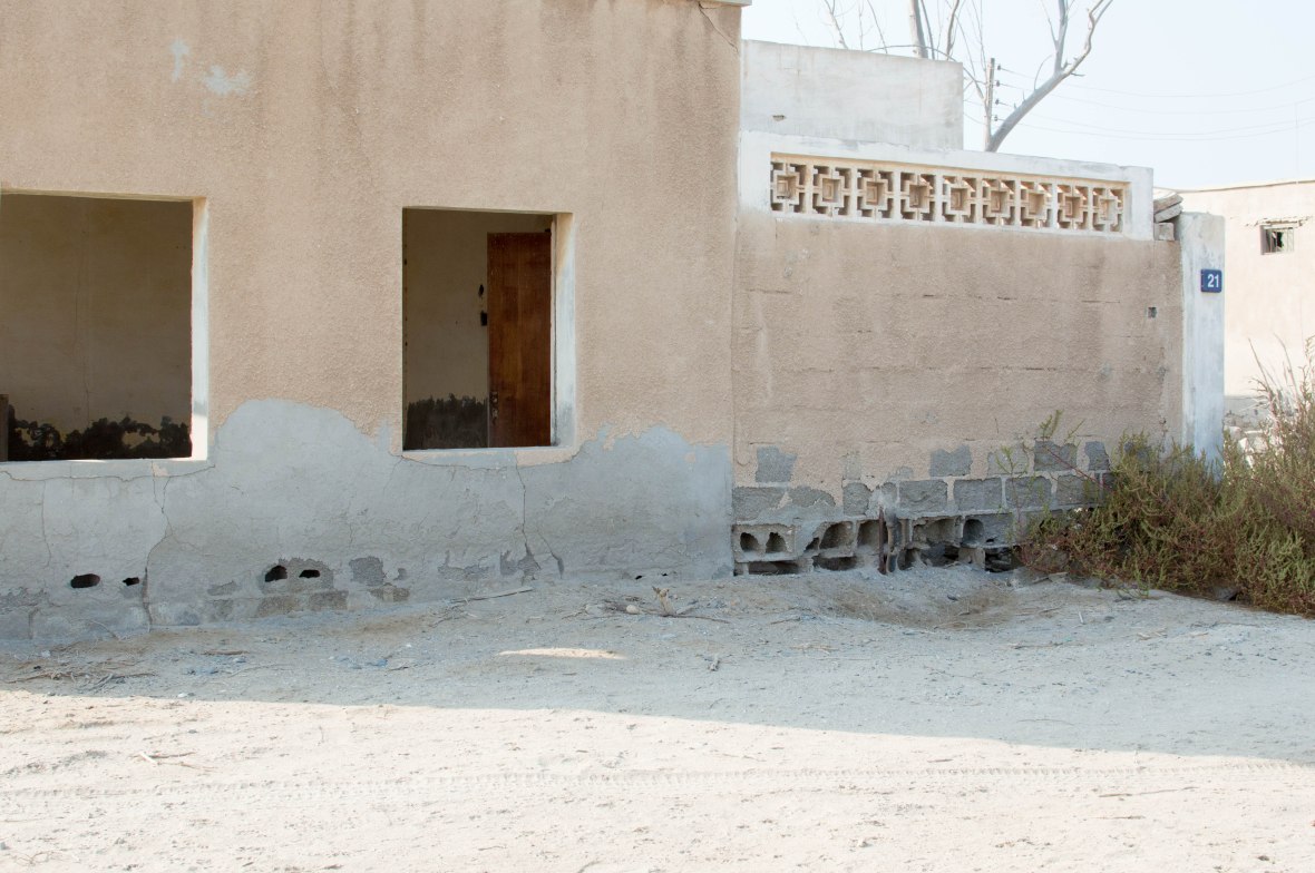 Holey Walls, Abandoned City, Al Jazirat Al Hamra, Ras Al Khaimah, UAE
