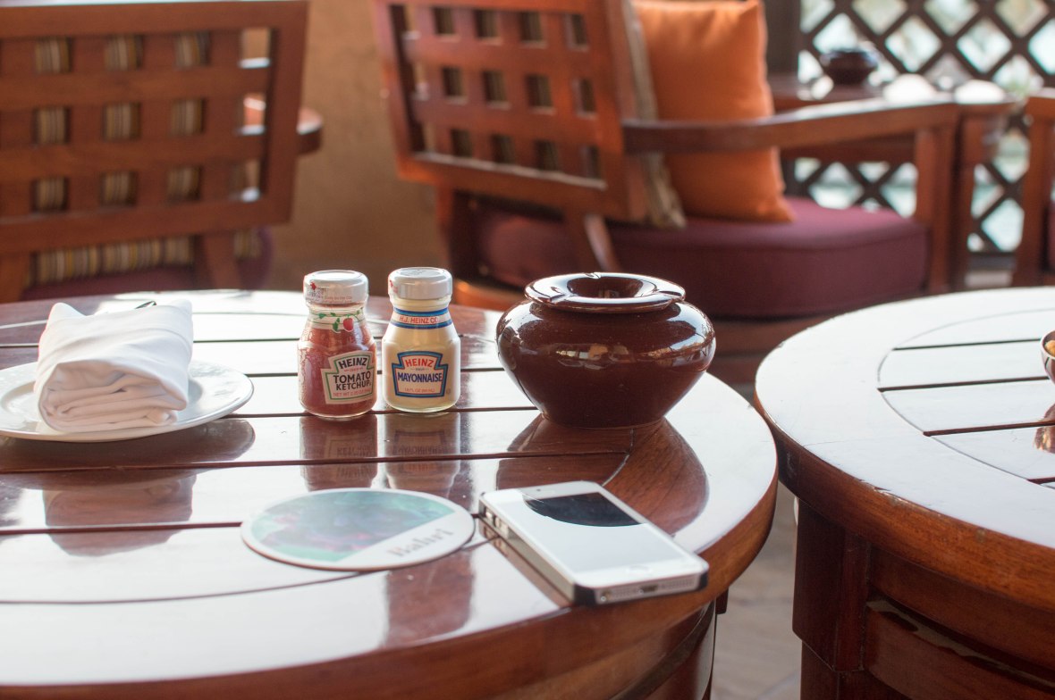 Mini Sauces, Bahri Bar, Madinat Jumeirah, Dubai, UAE