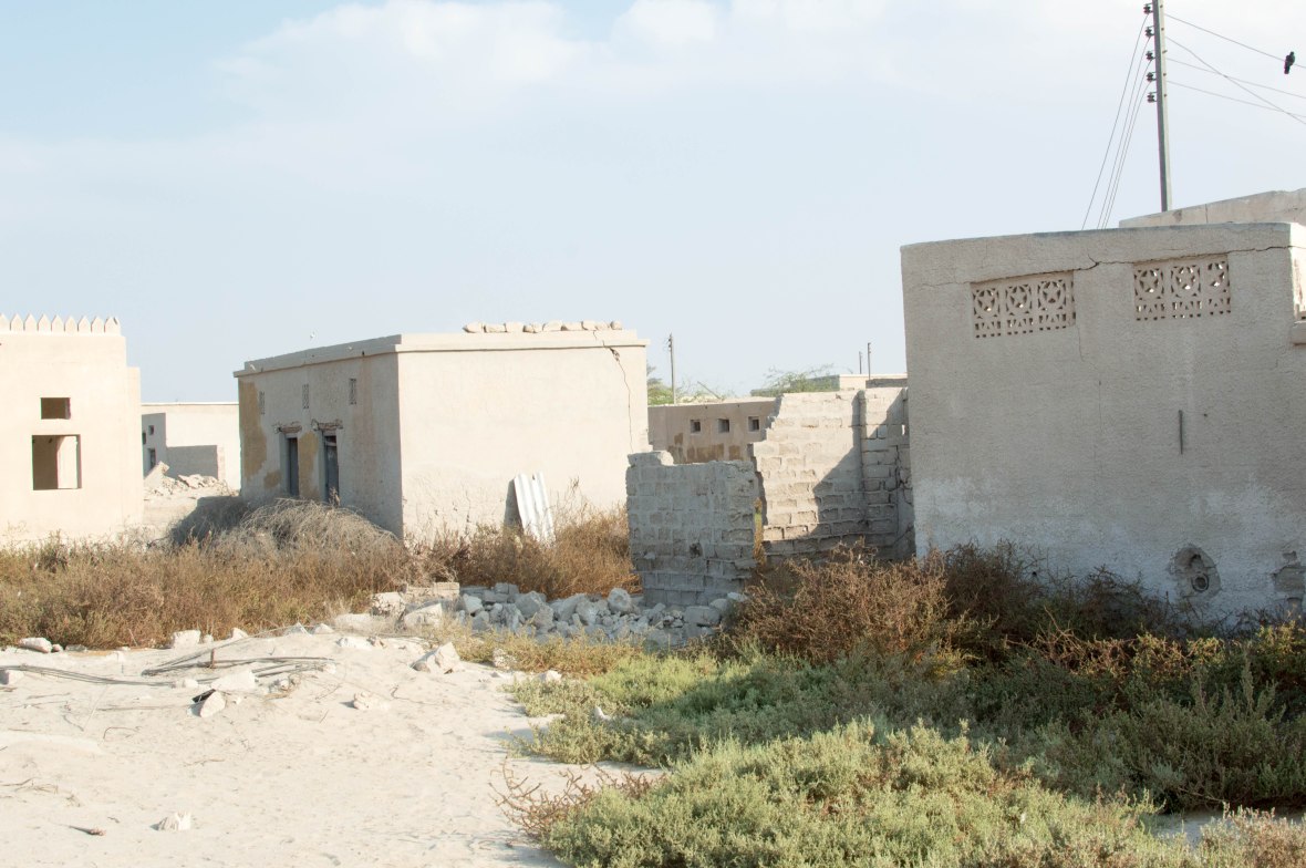 Old Buildings, Abandoned City, Al Jazirat Al Hamra, Ras Al Khaimah, UAE